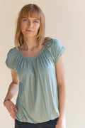 Daisy Bubble Tee |  Mineral Green