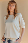 Tini Short Sleeve |  Creme