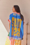 Summer Sardines Ss Shirt | Pink Blue