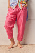 Cropped Pants Fy016  | Pink