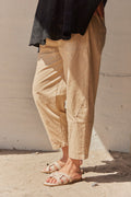 Cropped Pants Fy016  | Beige