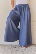 Celine Culotte Skirt Pant | Dark Blue