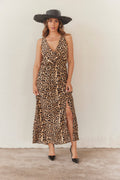 Ally All Over Leo Dress | Caramel