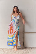 Lisa Art Dress | White