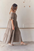 Elly Flow Dress | Taupe