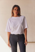 Kanna Box Tee |  White