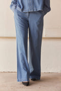 Agnes Pant |  Greyish Light Blue