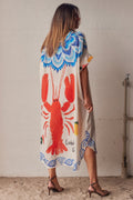Mandala Ocean Shirt Dress | Multi