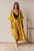 Kauai Kimono | Yellow Tiedye