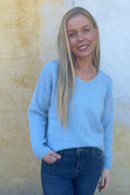 Allie Alpaca Knit | Blue