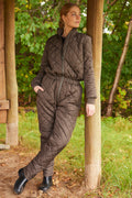 Lolly Quilt Jumpsuit |  Dark Olive