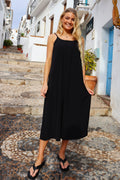 Pilu Strap Dress | Black