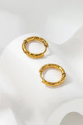 Hammered Hoops | Gold