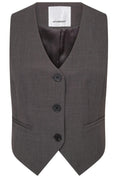 Liane Tailor Vest 30285 | Dark Grey