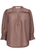 Charlie Frill Ss Shirt 35770 | Old Rose