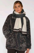 Maddy Fake Fur Coat | Grey