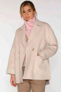 Elia Wool Coat 54308 | Beach Sand