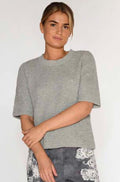 Shanne Knit T-Shirt 54405 | Steel