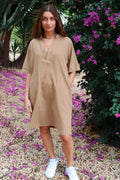 Line Tunic | Brown