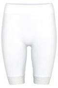 Long Shorts W/Lace | White