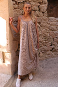 Alma Long Strap Dress | Desert Lux Leo