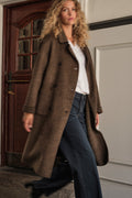 Lucca Barkley Wool Coat |  Slate Black