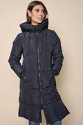 Nova Square Down Coat | Navy
