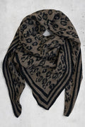 Matty Leo Scarf | Black Taupe