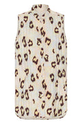Vest Quilted43P | Leopard