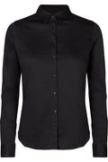 Tina Jersey Shirt | Black
