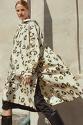 Poncho W. Sleeves Rain221Spp | Leopard
