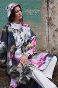 Rain Poncho Rain221Spp | Artistic Flower Print