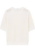 Shanne Knit T-Shirt 54408 | Off White