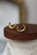 Moon Earring | Gold