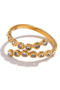 Crystal Classic Ring | Gold