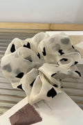 The Heart Scrunchie | Offwhite