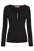 Calista Ls Tee | Black