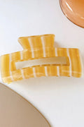 Serenity Striped Hair Claw | Yellow