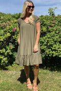 Sunrise Cropped Dress | Dark Army