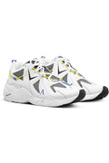 Tuzon Leather | White Amparo Blue