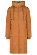 Nova Square Down Coat | Chipmunk
