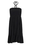 Sunrise Tube Ring Smock Dress 36172 | Black