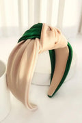 Simple Knot | Dark Green Light Pink
