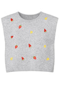 Fruity Knit Vest 1633 | Grey