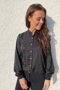 Sonoma Shirt  | Solid Stripe Black