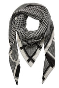 Imperial Scarf | White Black