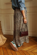 Laonesize Long Leo Skirt | Beige