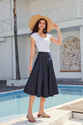 Jane Jean Skirt | Estate Blue