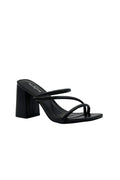 Strappy Block Heels | Black