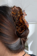 Leopard Hair Clip  | Brown